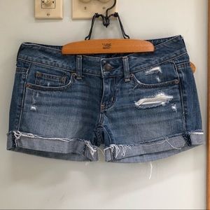 American Eagle “midi” shorts